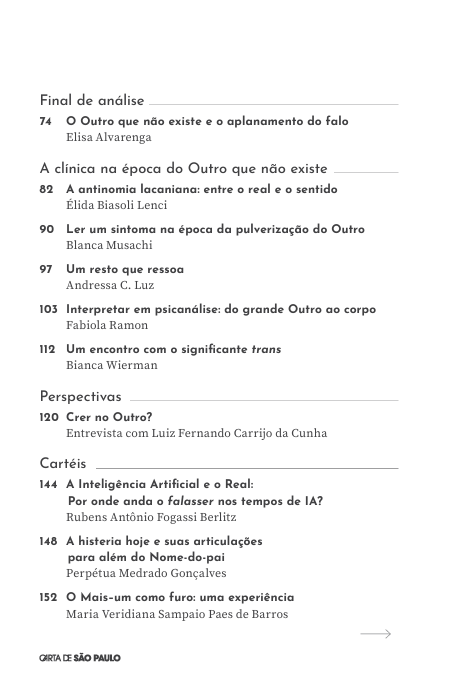 Imagem de CARTA DE SÃO PAULO - N° 82 OUTUBRO 2025