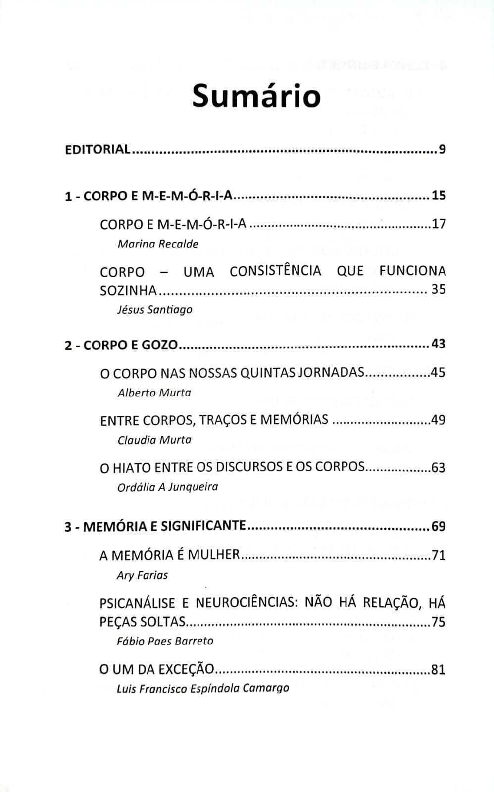 Imagem de SABIÁ 4 - CORPO E MEMÓRIA