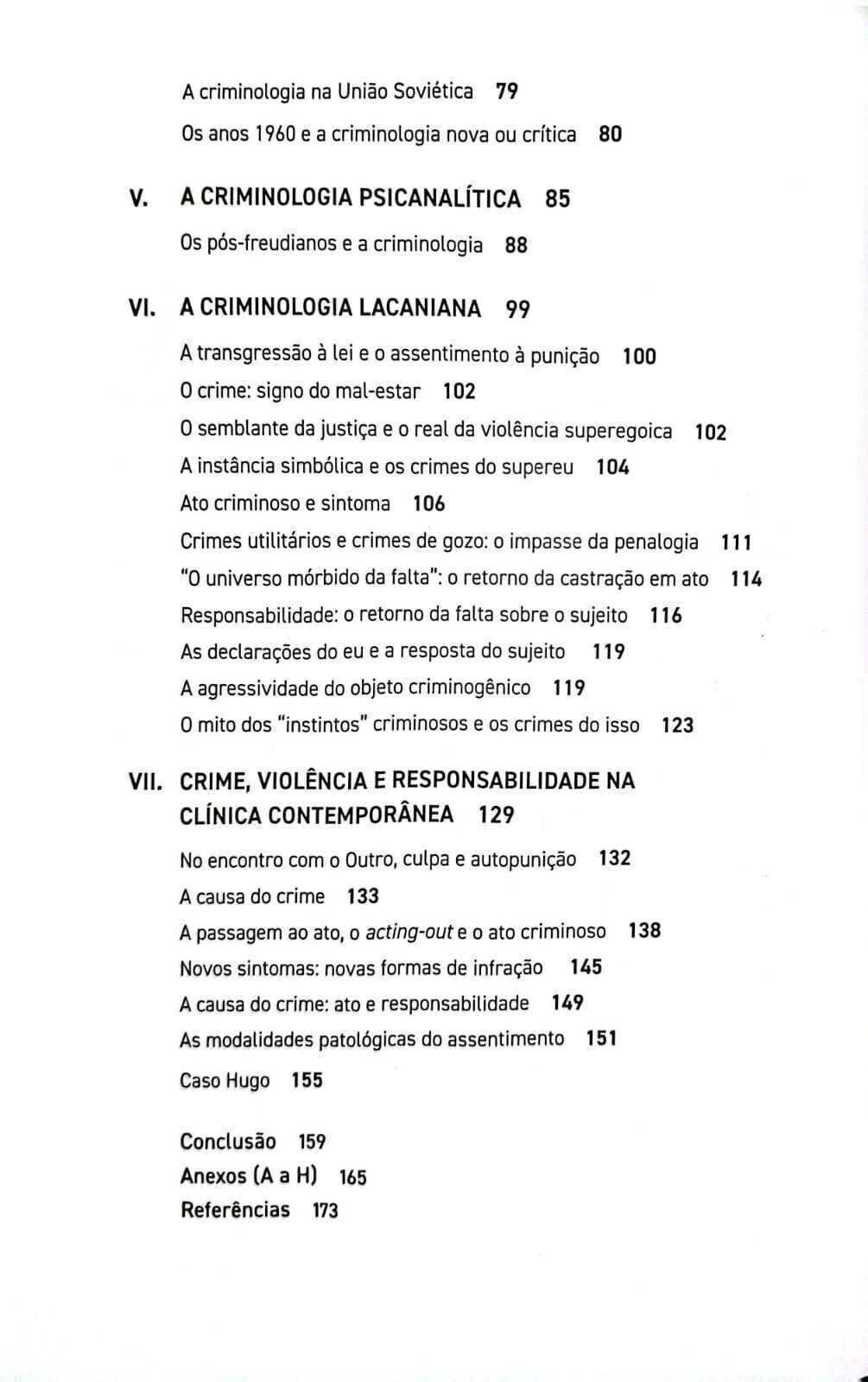 Imagem de A PSICANÁLISE E O CRIME: PASSAGEM AO ATO, ACTING-OUT E ATO CRIMINOSO