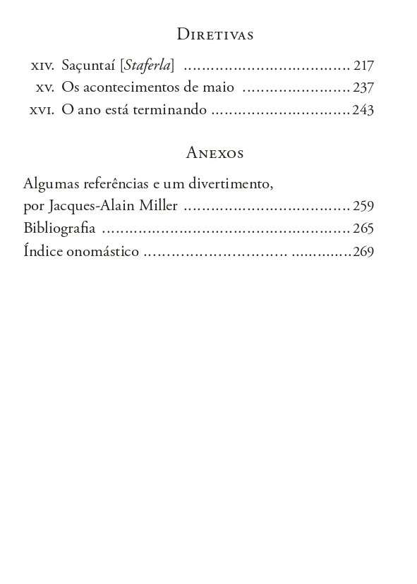 Imagem de O SEMINÁRIO, LIVRO 15 - O ATO PSICANALÍTICO