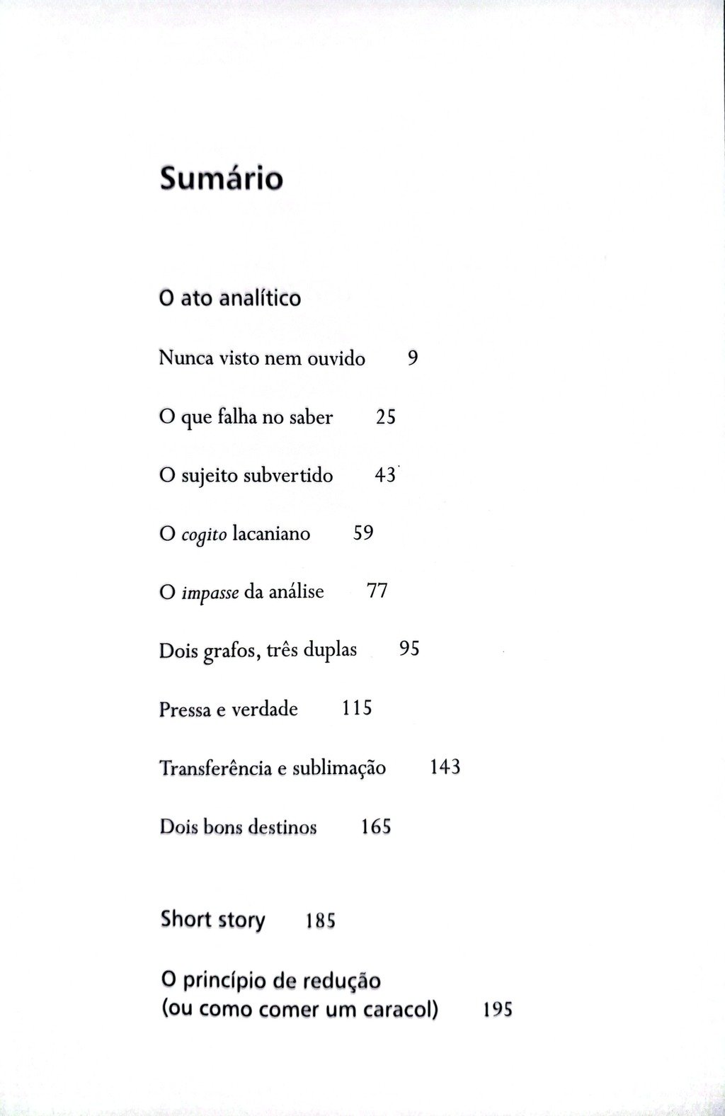 Imagem de SHORT STORY: OS PRINCÍPIOS DO ATO ANALÍTICO