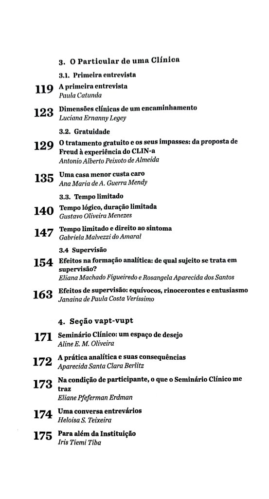Imagem de A TRANSMISSÃO DA PSICANÁLISE NO INSTITUTO: A EXPERIÊNCIA DO CLIN-A