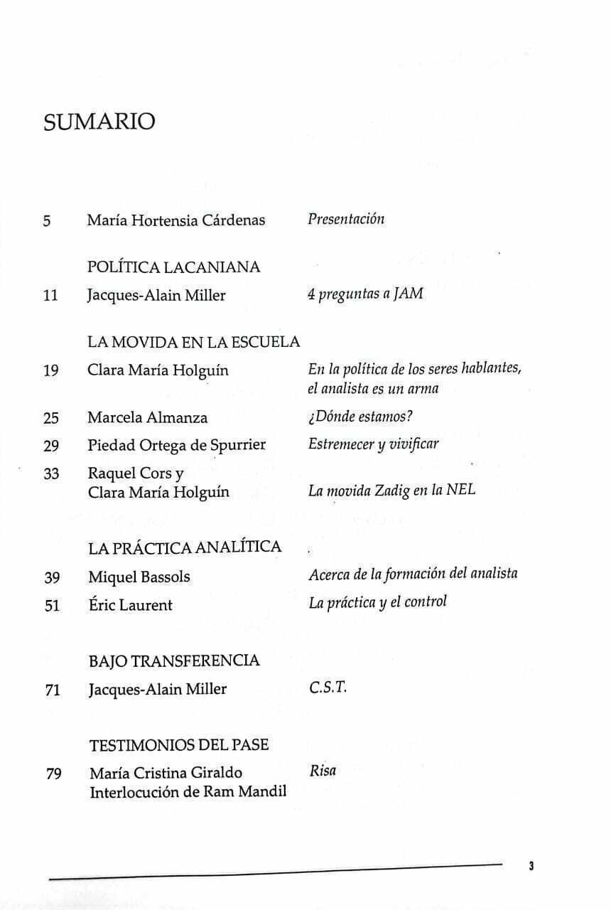 Imagem de BITÁCORA LACANIANA N° 6