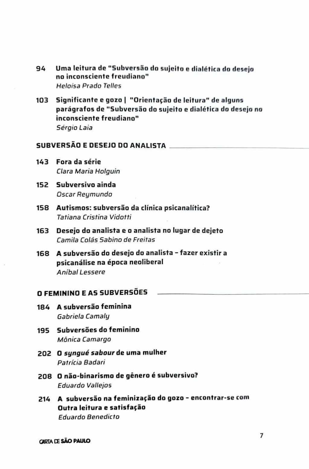 Imagem de CARTA DE SÃO PAULO - ANO 28 N°1 ABRIL 2021