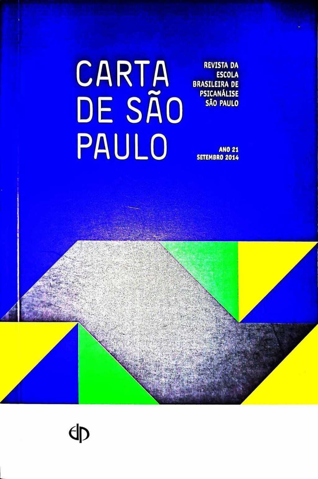 Imagem de CARTA DE SÃO PAULO - ANO 21 N°1 SETEMBRO 2014