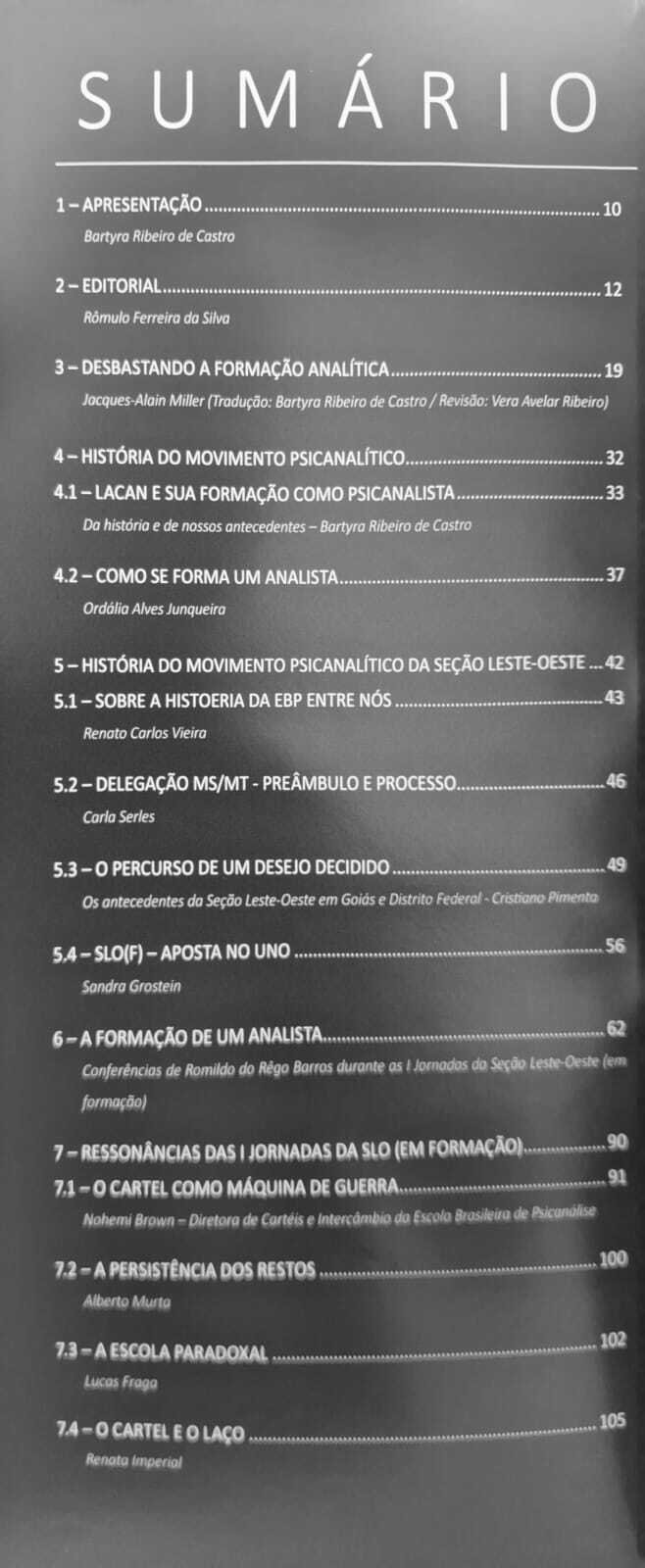 Imagem de SABIÁ - A FORMAÇÃO DO PSICANALISTA