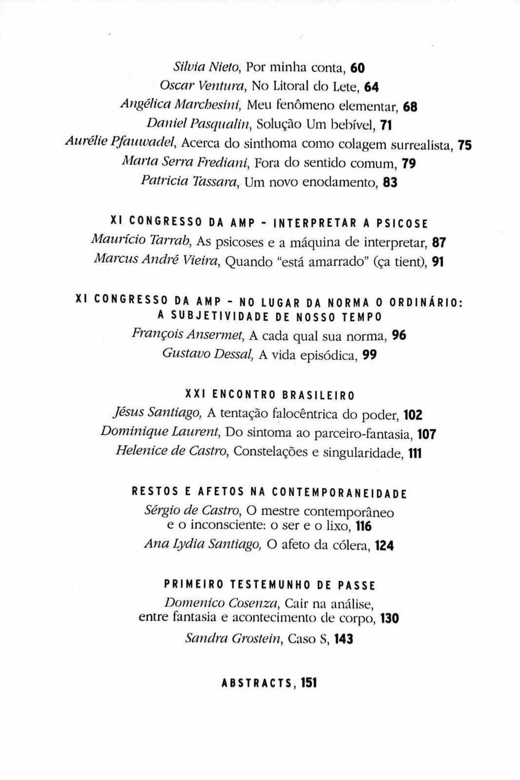 Imagem de OPÇÃO LACANIANA 80/81