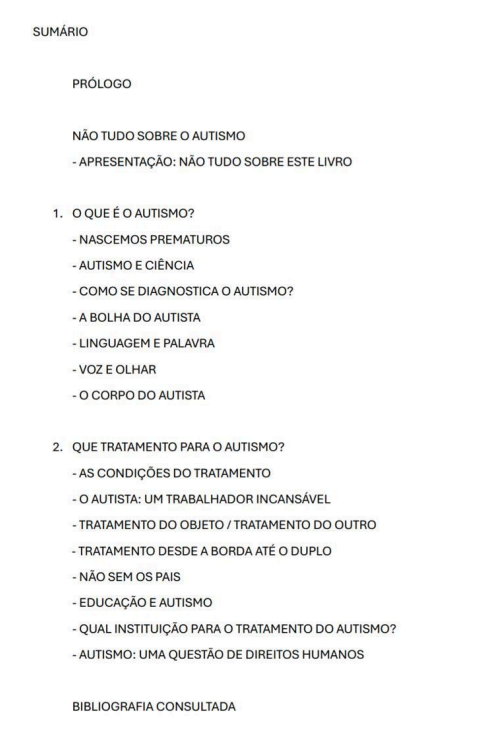 Imagem de NÃO TUDO SOBRE O AUTISMO